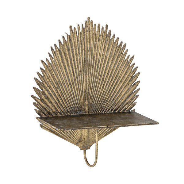 Iš metalo sieninė lentyna auksinės spalvos 26 cm Venche – Bloomingville-image-2