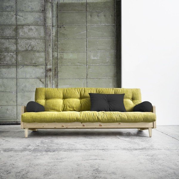 Sofa lova "Karup India Natural/Avocado Green/Dark Grey-image-1