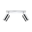 Sidabrinės spalvos iš metalo taškinis šviestuvas 6x30 cm Etna – Sollux