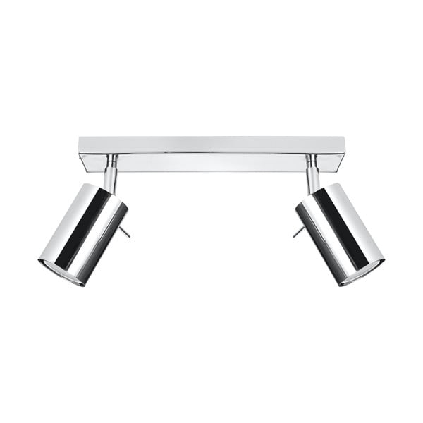 Sidabrinės spalvos iš metalo taškinis šviestuvas 6x30 cm Etna – Sollux