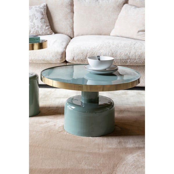 Iš metalo apvalios formos šoninis stalas ø 60 cm Glam – Zuiver-image-2
