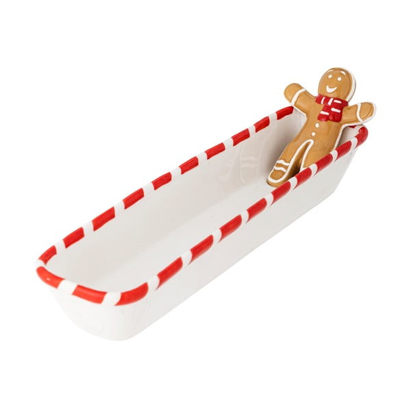 Baltos spalvos iš keramikos mažas dubuo su Kalėdų motyvu 110 ml Ginnie – Bloomingville-image-3