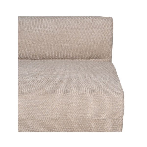 Smėlio spalvos iš šenilinio audinio sofa su kairiuoju kampu 199 cm Minimal – Ixia-image-4