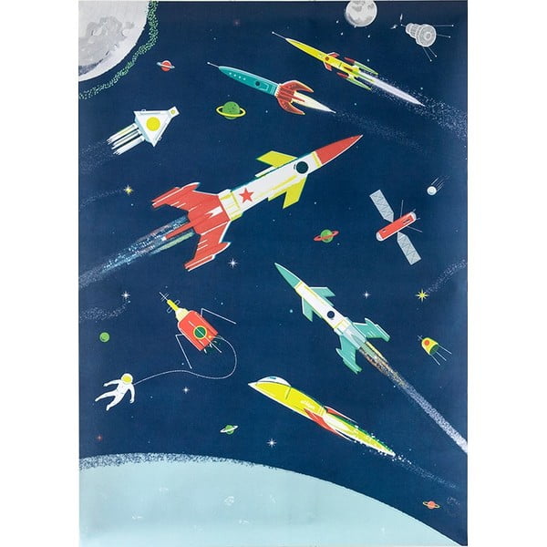 Pakabinama vaikiška dekoracija Glow in the Dark Space Age – Rex London