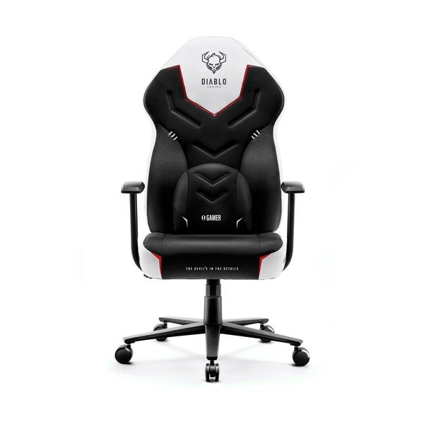Žaidimų kėdė juodos spalvos X-Gamer 2.0 – Diablo Chairs-image-1