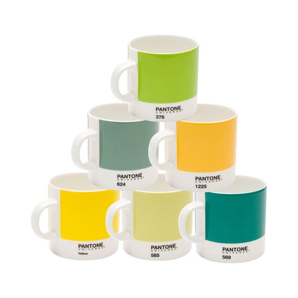 Pantone puodelis PA 166 Skrudos geltona-image-2
