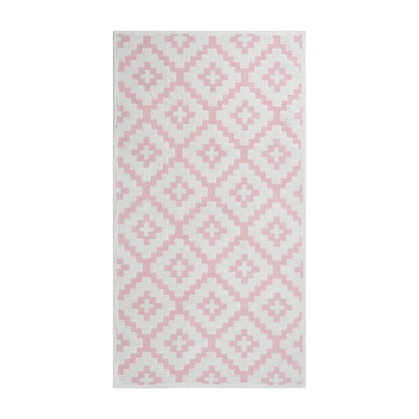 Pudrinės rožinės spalvos patvarus kilimas "Vitaus Art", 80 x 150 cm