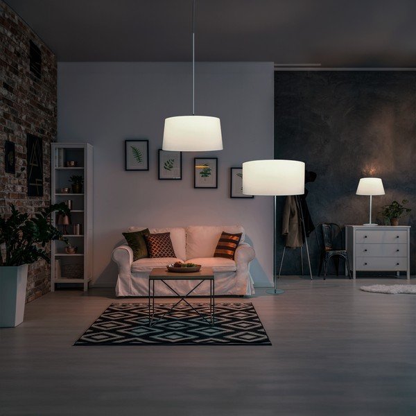 Šviestuvo gaubtas baltos spalvos ø 50 cm – SULION-image-1