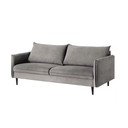 Pilkos spalvos iš velveto sofa 203 cm Juli – Ropez
