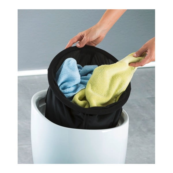 Baltas skalbinių krepšys ir taburetė viename Wenko Candy, 20 l-image-3