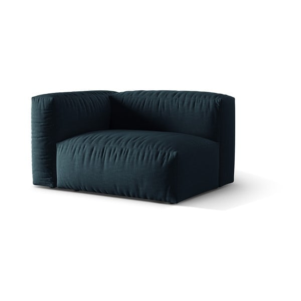Modulinė sofos dalis tamsiai mėlynos spalvos (su kairiuoju kampu) Martina – Micadoni Home-image-2