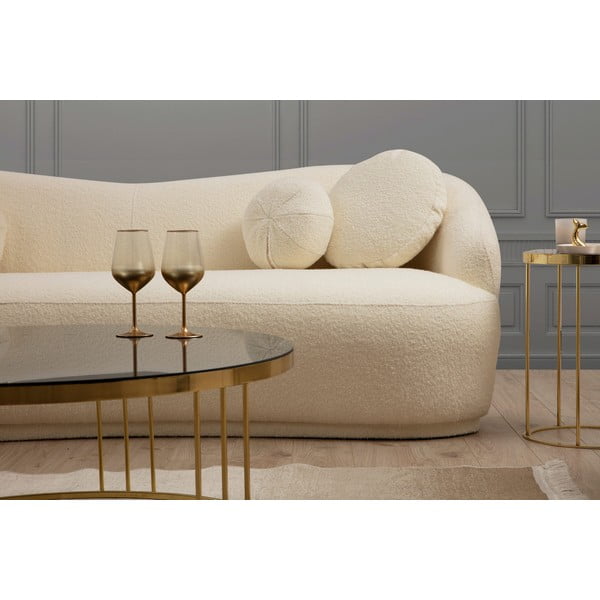 Sofa kreminės spalvos 225 cm Ancona – Artie-image-4