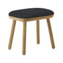 Antracito spalvos/natūralios spalvos taburetė Paff Tall – UMAGE