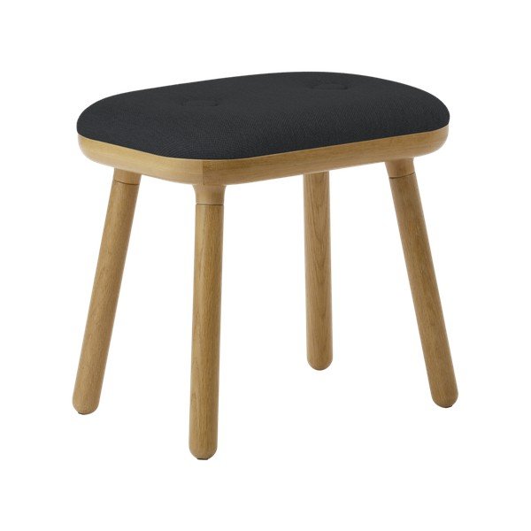 Antracito spalvos/natūralios spalvos taburetė Paff Tall – UMAGE