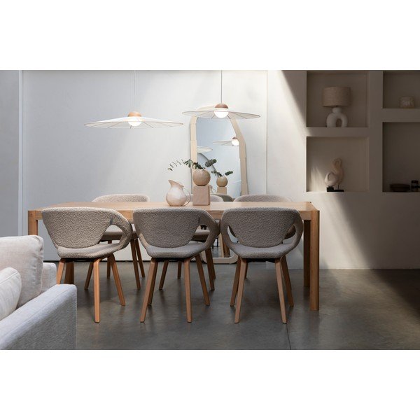 Iš medienos masyvo valgomojo stalas 92,5x182 cm Sticks – Zuiver-image-1