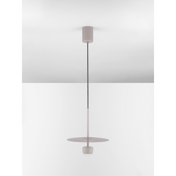 Smėlio spalvos iš aliuminio kabantis šviestuvas LED ø 30 cm Edem – Nova Luce-image-3