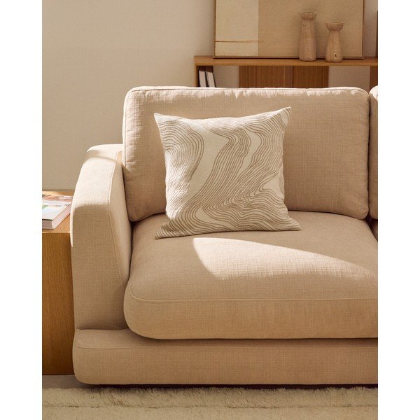 Iš medvilnės dekoratyvinis pagalvės užvalkalas 50x50 cm Ondara – Kave Home-image-1