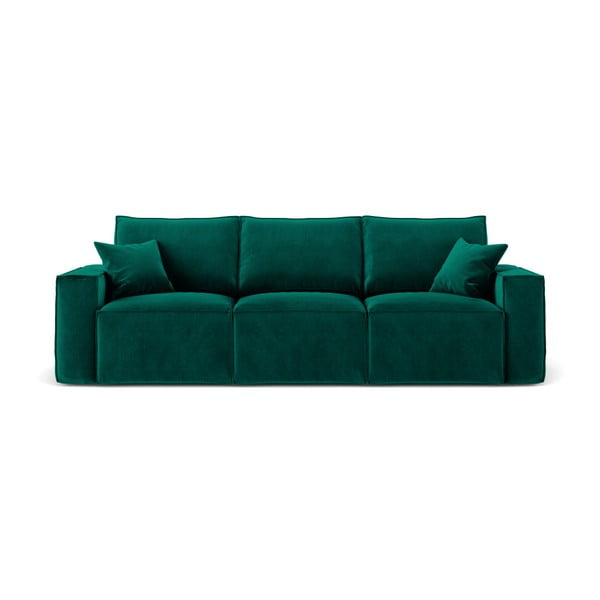 Tamsiai žalia sofa "Cosmopolitan Design Florida", 245 cm
