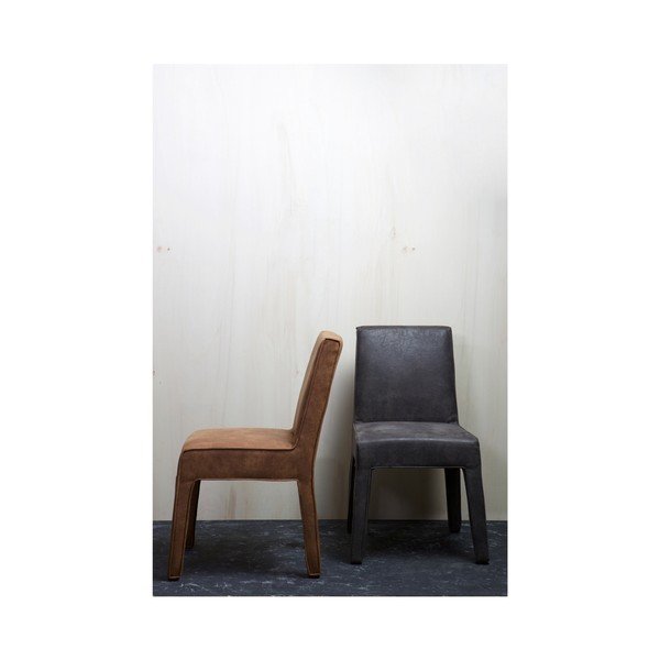 2 rudų odinių kėdžių rinkinys BePureHome Cocoon-image-1