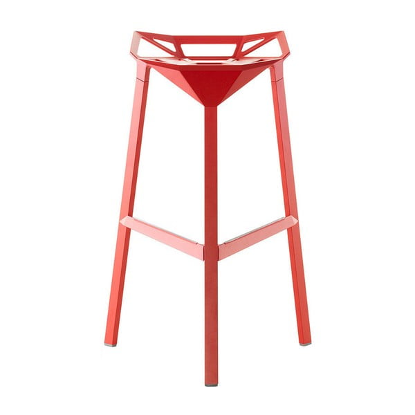Raudona baro kėdė Magis One, aukštis 84 cm