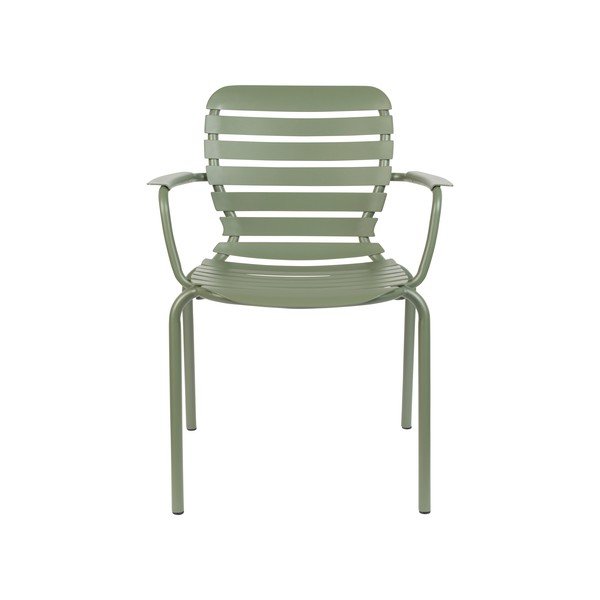 Metalinės sodo kėdės šviesiai žalios spalvos 2 vnt. Vondel – Zuiver