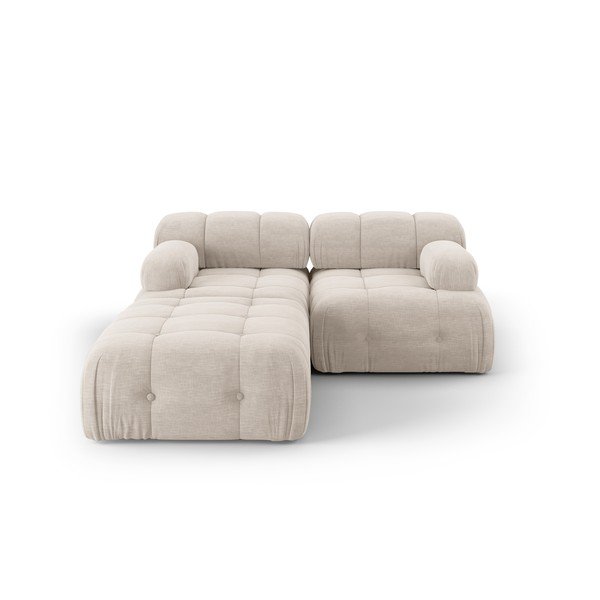 Kampinė sofa smėlio spalvos Ferento – Cosmopolitan Design