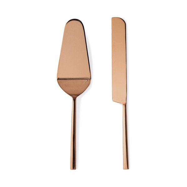 Iš nerūdijančio plieno torto serviravimo rinkinys 2 vnt. Hestia – Bizzotto