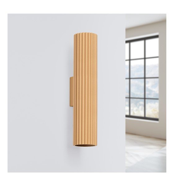 Auksinės spalvos sieninė lempa Gleam – Sollux-image-2