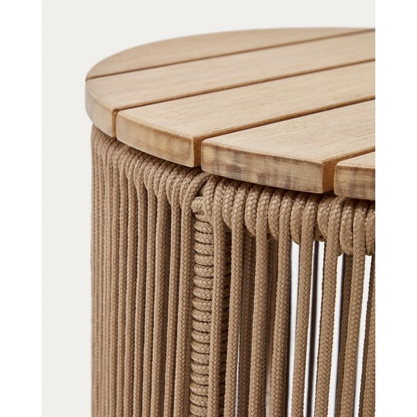 Apvalios formos sodo šoninis staliukas ø 40 cm Mesa – Kave Home-image-3