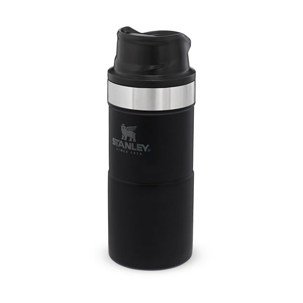 Termo puodelis juodos spalvos 350 ml – Stanley