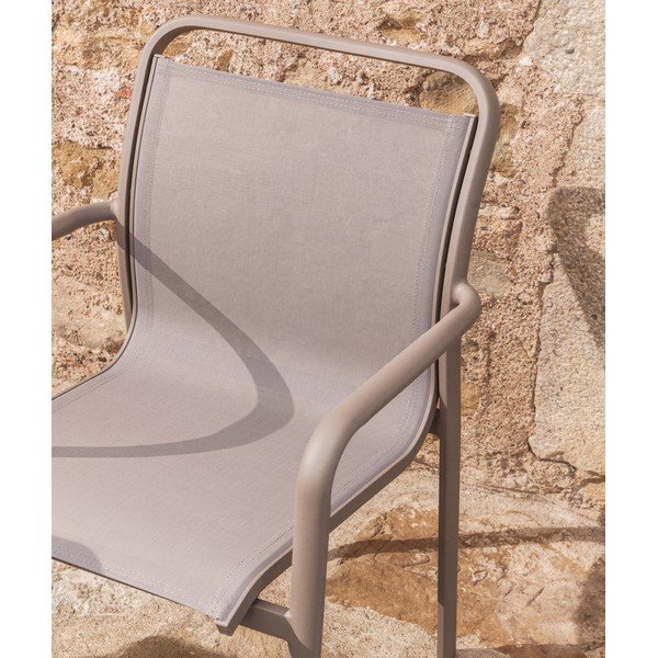 Taupe spalvos sodo kėdė Luri – Kave Home-image-4