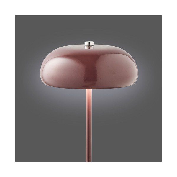 Bordo spalvos iš metalo stalinis šviestuvas (aukštis 23 cm) Margate – House Nordic-image-3