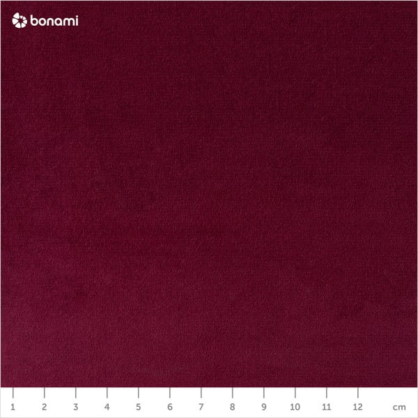 Vyno raudonos spalvos sofa su juodomis kojomis Mazzini Sofas Amelie, 188 cm-image-1