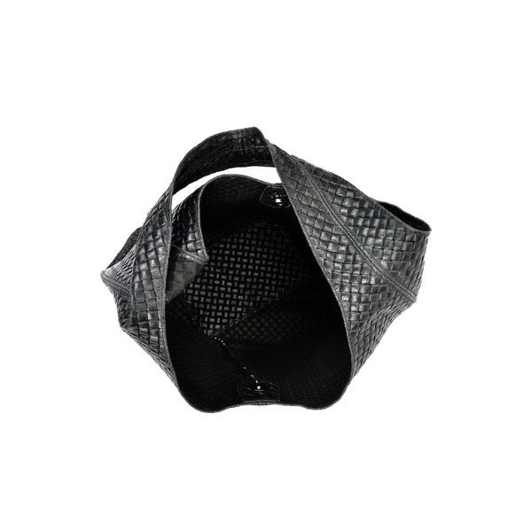 Juoda odinė rankinė Mangotti Krepšiai Serena-image-3