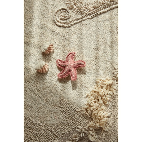 Iš medvilnės vaikiškas žaidimų kilimas smėlio spalvos 140x200 cm Seabed – Lorena Canals-image-4
