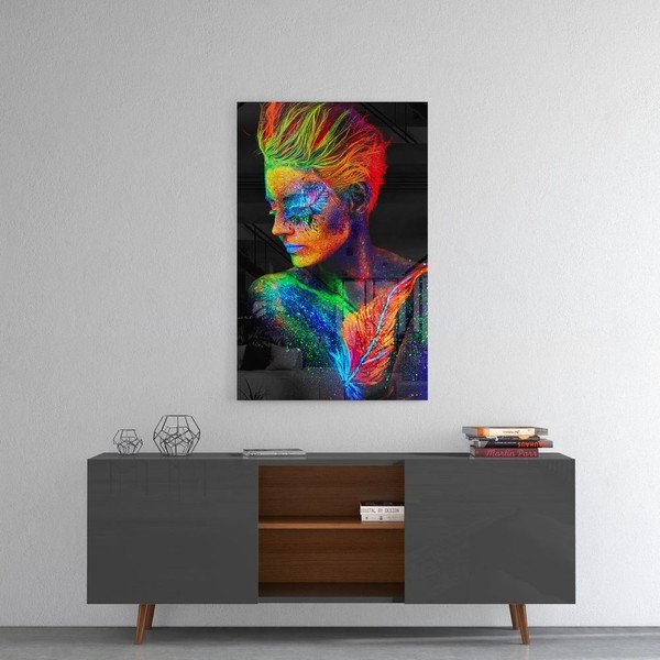 Paveikslas ant stiklo Insigne Colorful-image-1