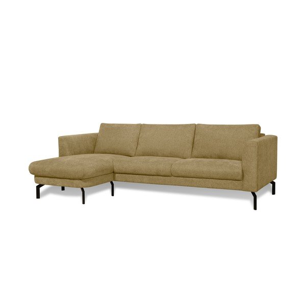 Kampinė sofa garstyčių spalvos (su kairiuoju kampu) Gomero – Scandic-image-2
