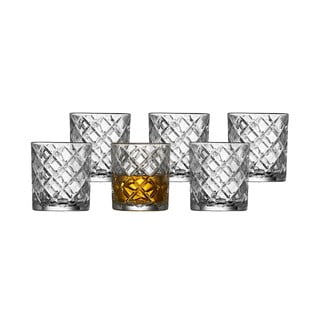 6 viskio taurių rinkinys Lyngby Glas Diamond, 350 ml