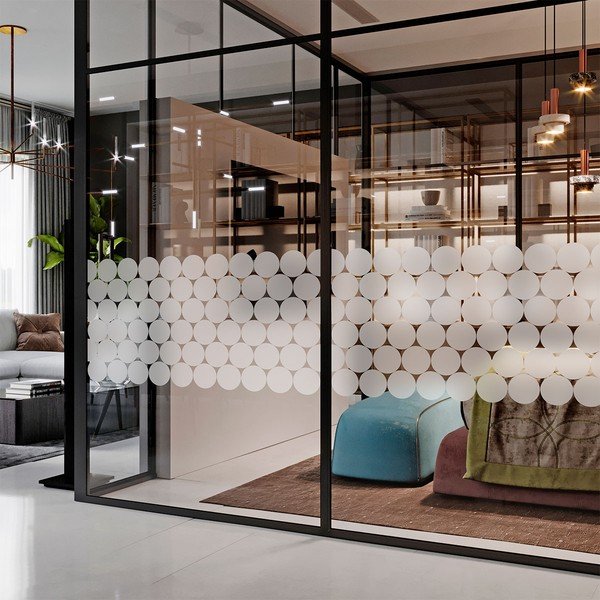 Lipdukai 50 vnt. ant lango 10x10 cm Clackout Circle – Ambiance-image-3