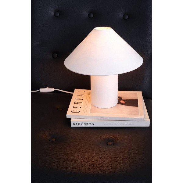 Baltos spalvos iš popieriaus stalinis šviestuvas (aukštis 30 cm) Lilli – Jotex-image-1