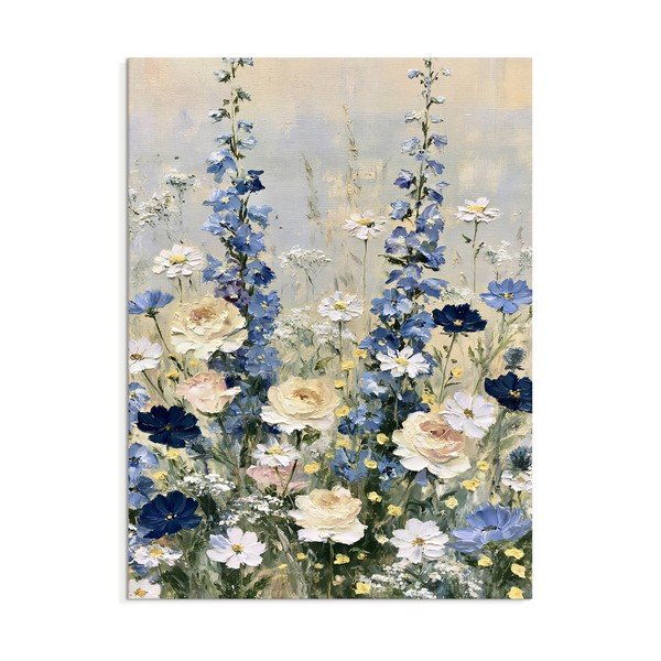 Spausdintas paveikslas tapyba ant drobės 60x80 cm Blue Meadow – Styler