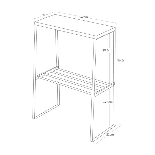 Šoninis stalas 22x42 cm Tosca – YAMAZAKI-image-3