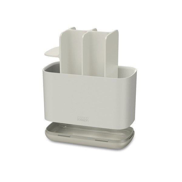 Smėlio spalvos iš plastiko dantų šepetėlio stovas EasyStore – Joseph Joseph-image-4