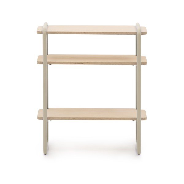 Smėlio spalvos/natūralios spalvos pakabinama vaikiška knygų spinta iš uosio 60x70x28 cm Tinn – Kave Home-image-2