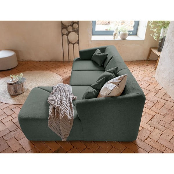 Kampinė sofa žalios spalvos – Miuform-image-3