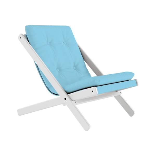 "Karup Design Boogie" baltos/šviesiai mėlynos spalvos sulankstoma kėdė