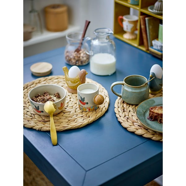 Kreminės spalvos iš akmens masės vaikiškas dubuo ø 12 cm Colorine – Bloomingville Mini-image-2