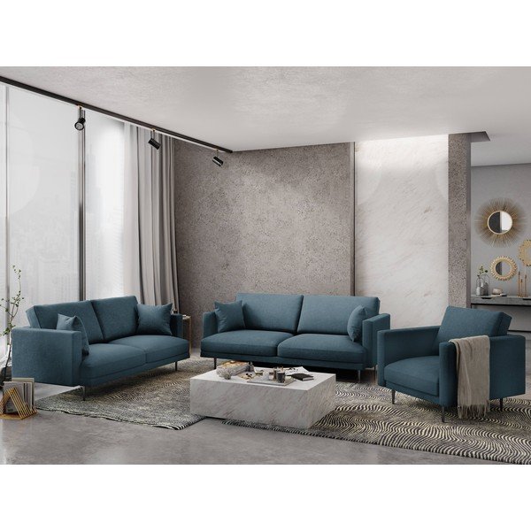 Mėlyna sofa Milo Casa Piero, 220 cm-image-1