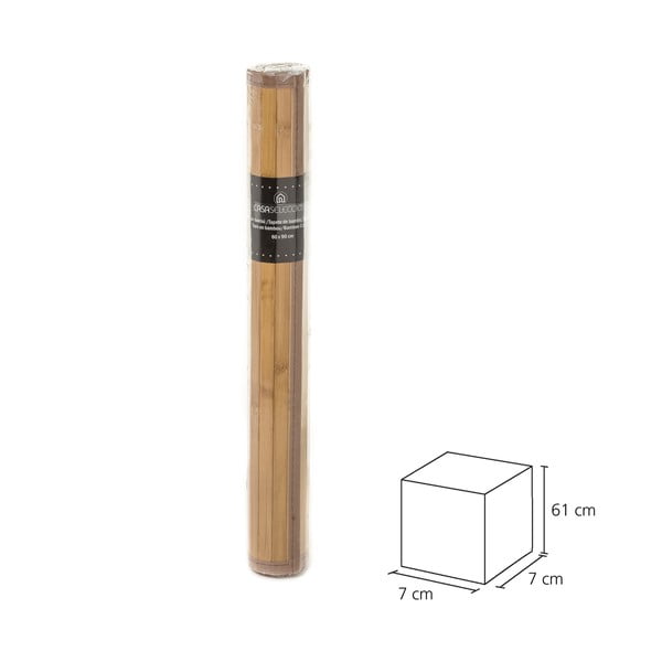 Iš bambuko kilimas natūralios spalvos 60x90 cm – Casa Selección-image-3
