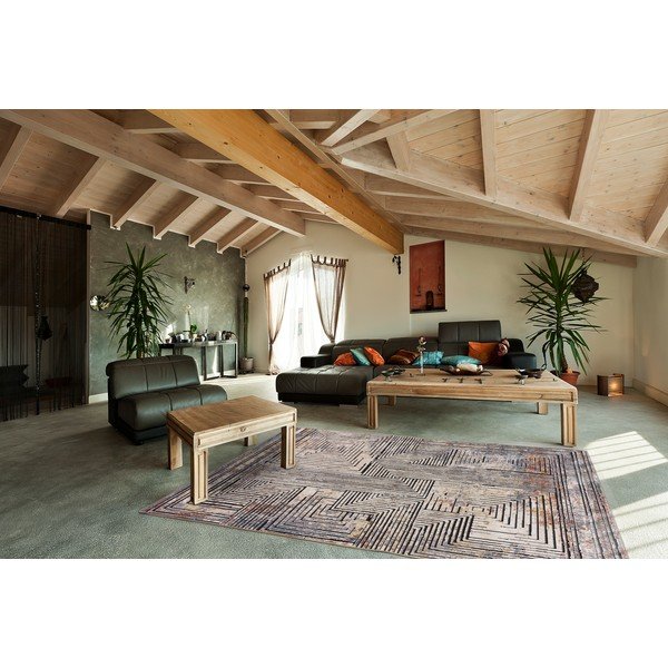 Smėlio spalvos kilimas 200x136 cm Truva - Universal-image-1